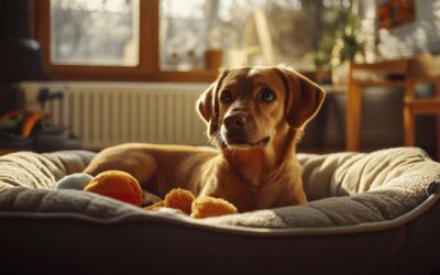 Decouvrez pourquoi mon chien gratte le fond de son panier pour reguler sa temperature