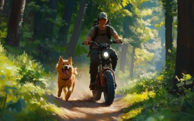 Le dogscooter en sport canin : matériel, sécurité et performances